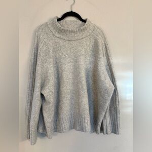 Ava & Viv Light Gray Turtleneck Sweater